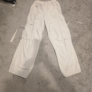 Kiss Essentials Light Beige Elastic Waist Skirt